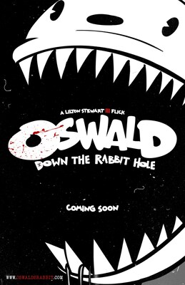 Oswald Down The Rabbit Hole A Nostalgic Spin On The Horror Genre To   Oswald   Exclusive One Sheet Poster 27x40  4 