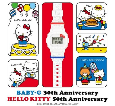 CASIO RELEASES HELLO KITTY COLLABORATION BABY-G