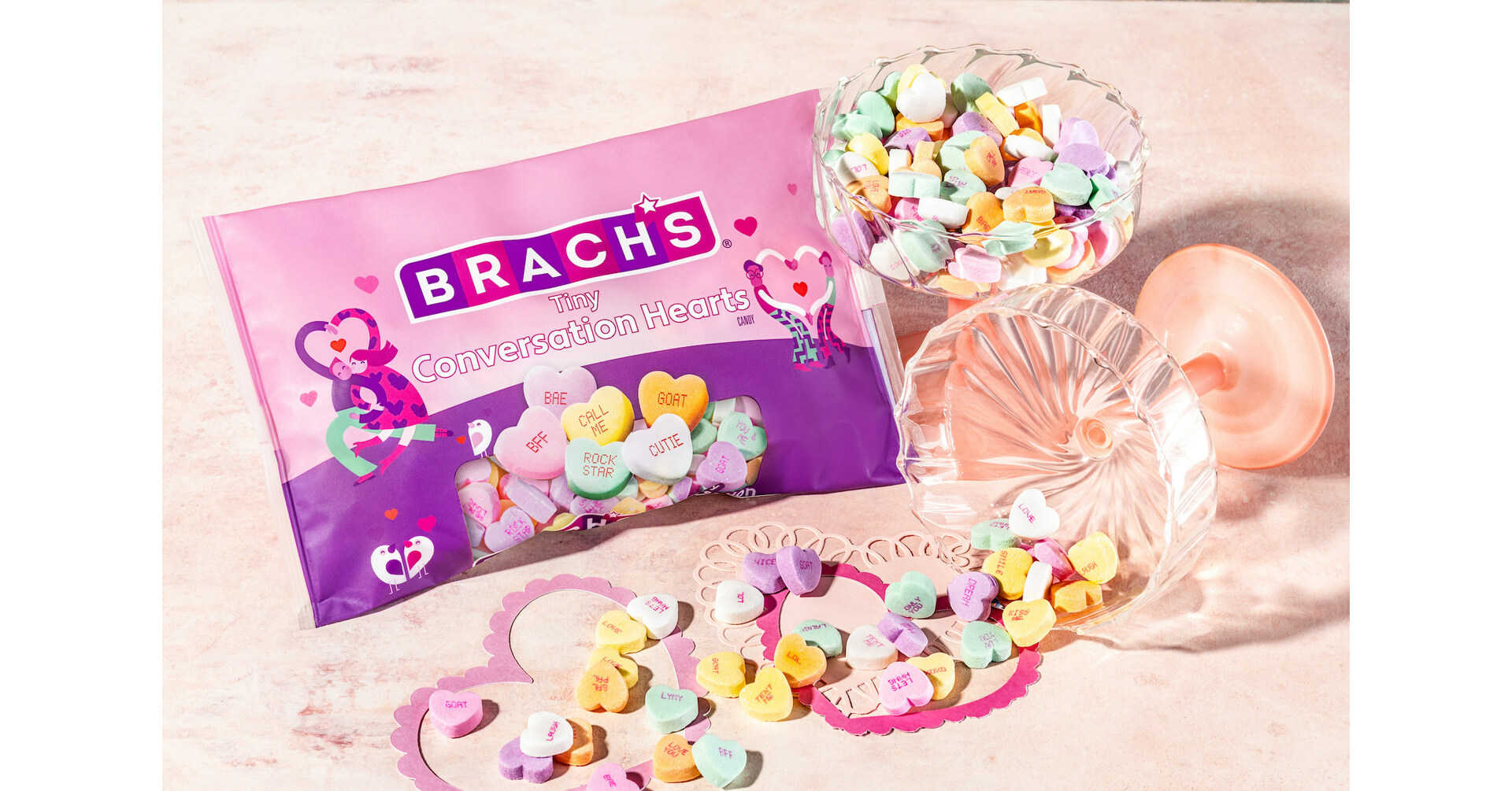 BRACH'S® Reveals LOVE YOU is America's Favorite Conversation Heart  Message and Other Sweet Facts About its Iconic Valentine's Day Candy