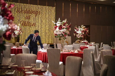 Every detail will be taken care of by our professional wedding planners at Hilton
