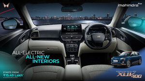 Mahindra Introduces the All-Electric XUV400 Pro Range, Starting at an Introductory Price of INR 15.49 Lakh