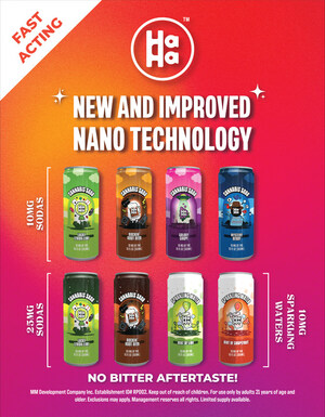 Planet 13 Launches Newly Revamped HaHa Beverages at Las Vegas Superstore Featuring More Delicious Flavors and Faster Effects