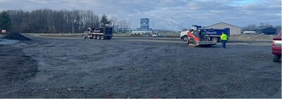 PGT Trucking's Ghent, KY, terminal under construction.