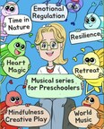 Animated characters help educate preschoolers on the importance of reducing stress and maintaining healthy habits.