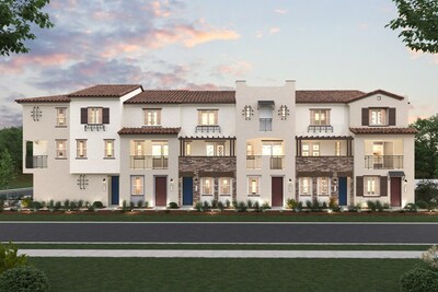 Tri-Level Townhome Rendering | Stafford Place by Century Communities | New Homes in Covina, CA