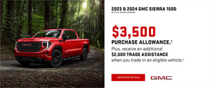 Carl Black Roswell is offering a purchase allowance on select GMC Sierra 1500 models