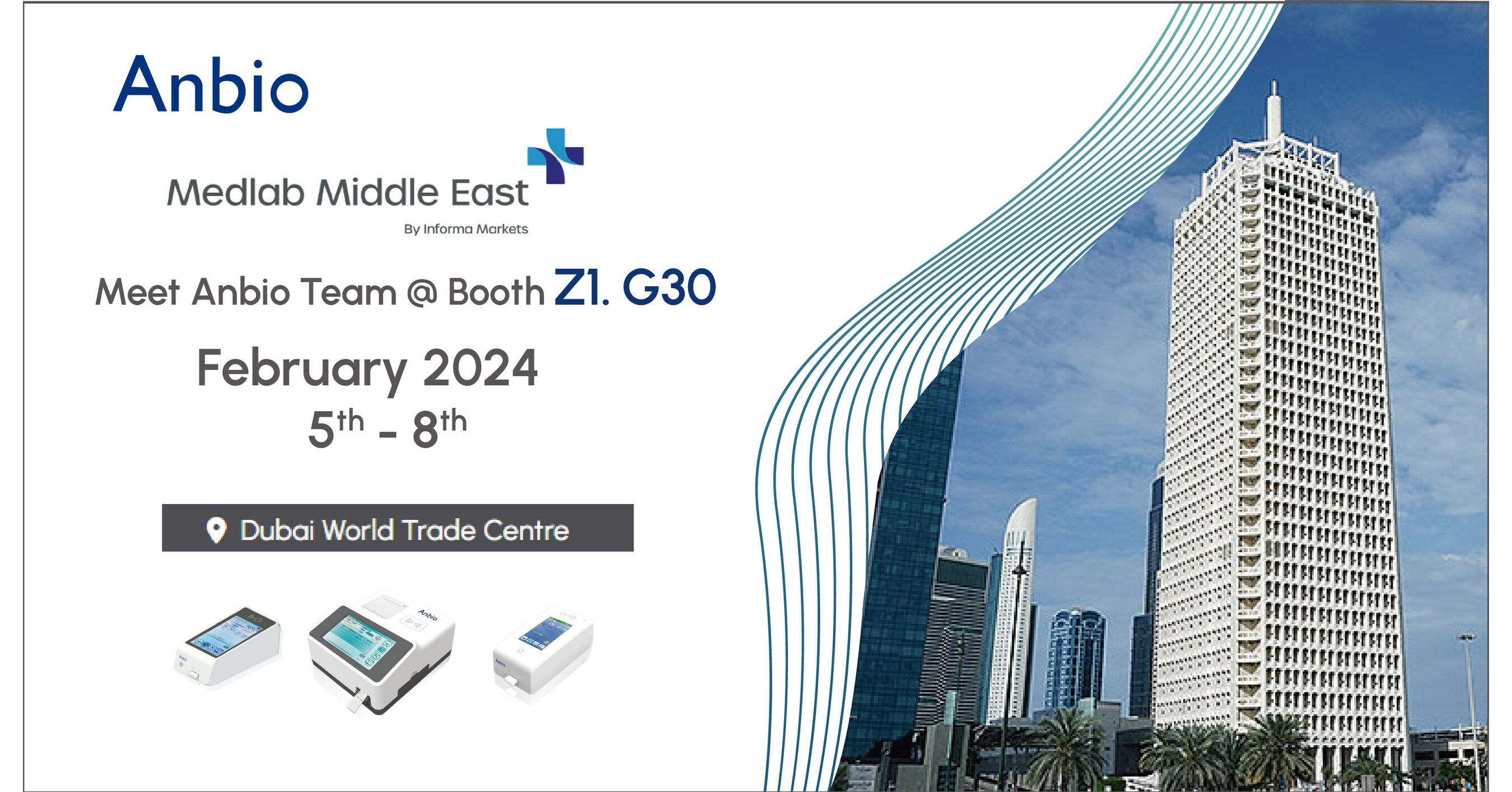 Anbio Biotechnology to Present at Medlab Middle East on February 5th, 2024.