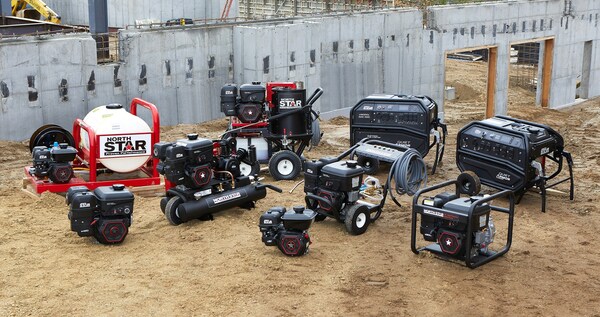 Northern Tool + Equipment's new line of NorthStar engines are integrated into several lines of NorthStar equipment, including NorthStar generators and pressure washers pictured above.