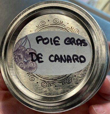 foie gras de canard (Groupe CNW/Ministre de l'Agriculture, des Pcheries et de l'Alimentation)
