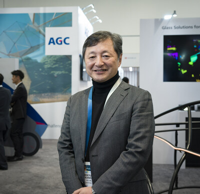 AGC's Chief Technology Officer Hideyuki Kurata at CES 2024.