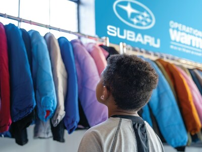 Subaru of America, Inc. and its retailers nationwide will provide more than 150,000 children across the country with the essential clothing they need to thrive as part of the expanded Subaru Loves to Help initiative through a new partnership with Operation Warm, a national nonprofit that provides brand-new, high-quality coats and shoes for children in urgent need.