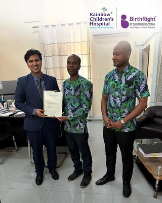 Rainbow Children's Hospital, India, partners with the Ministry of Health, Zanzibar, to enhance pediatric healthcare (PRNewsfoto/Rainbow Children's Medicare Limited)
