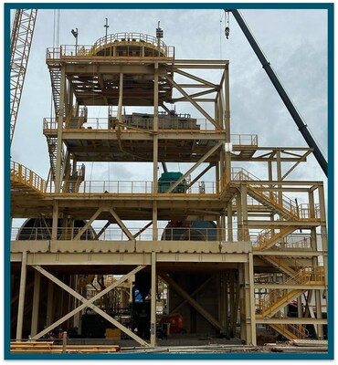 Figure 3 - Gravity Tower (CNW Group/G Mining Ventures Corp)