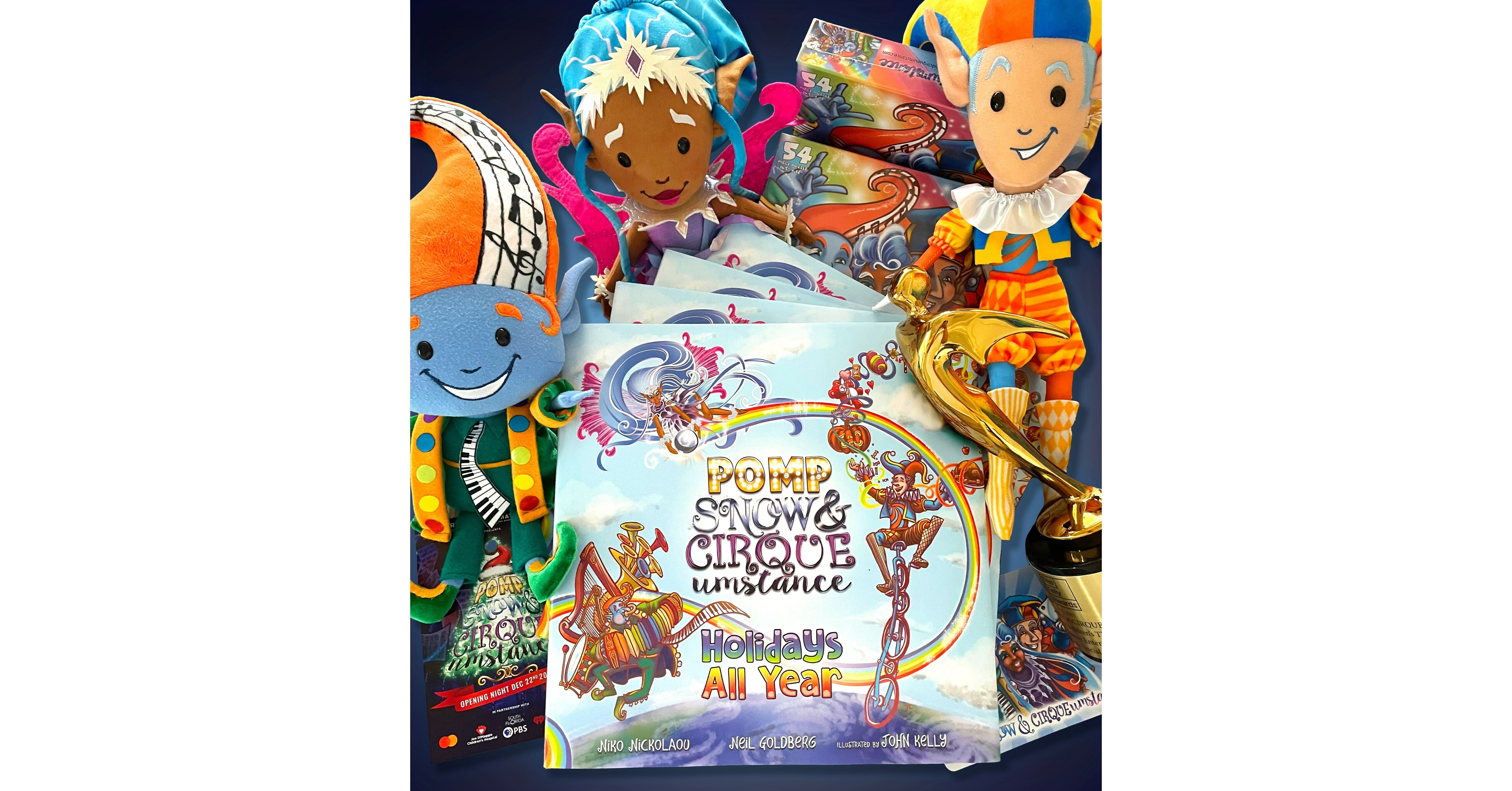 The Highly Anticipated Book Sequel Holidays All Year with POMP, SNOW & CIRQUEumstance Set for Nationwide Release Following an Unprecedented Live Show Premiere