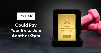 RXBAR R-eXes will send your ex to a new gym so you can workout without fear of running into an ex. CREDIT: EVAN KALMAN FOR RXBAR®