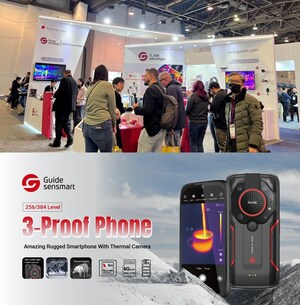Guide sensmart sorprendió en la feria CES 2024 con un nuevo teléfono "indestructible" con cámara térmica