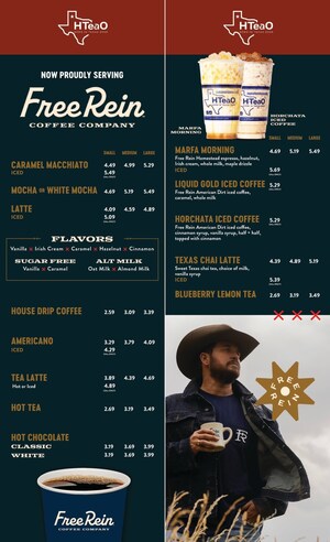 HTeaO Teams With Cole Hauser's Free Rein <em>Coffee</em> Company to Serve Premium <em>Coffee</em> Lovers