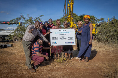 Lawrenceburg, Indiana-based Ross & Squibb Distillery, in partnership with NFL legend Chris Long and his Foundation's Waterboys initiative, announced the completion of their combined efforts to bring a lasting source of clean, safe water to a community of 1,600 people in arid southern Kenya.