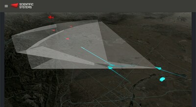 Visualization of Scientific Systems successful Collaborative Mission Autonomy (CMA) software test.