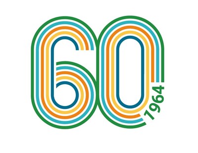 Logo du 60e anniversaire de Cascades (Groupe CNW/Cascades Inc.)