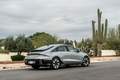 Hyundai IONIQ 6 is photographed in Irvine, Calif. on July 5, 2023.