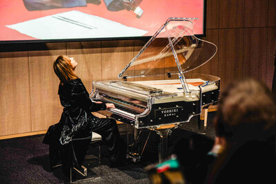 YOSHIKI auctions crystal piano to support victims of Noto Peninsula Earthquake in Japan, raising 40 million yen