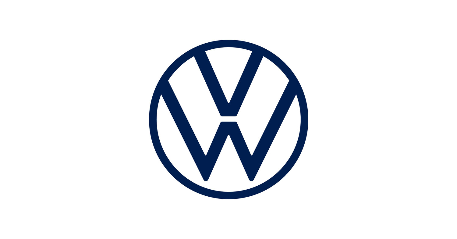 Volkswagen Logo Brand Car Symbol Black Design German Automobile