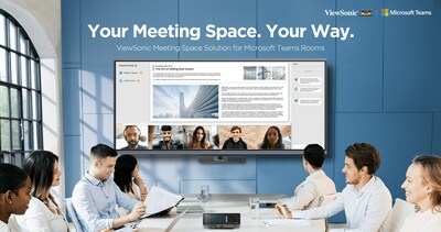 ViewSonic introduces the new Meeting Space Solution for Microsoft Teams Rooms to optimize meeting efficiency and communication
