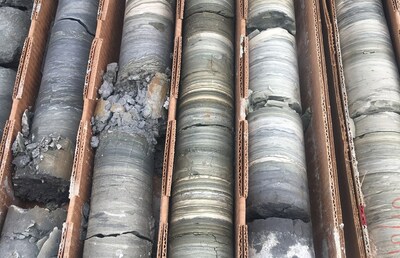 Core samples collected from American Battery Technology Company's Tonopah Flats Lithium Project near Tonopah, Nevada.  This project is one of the largest known lithium projects in the United States, with a total quantified resource of 21.15 million tons of lithium hydroxide monohydrate.