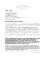 17 National Security Thought Leaders Send Letter to President Biden Urging Him to Prioritize Domestic Energy and Infrastructure; Not Rush Implementation of Electric Vehicle Mandate