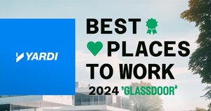Yardi Honored as One of the Best Places to Work in 2024, its Fourth Glassdoor Employees' Choice Award