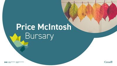 Price McIntosh Bursary (CNW Group/Library and Archives Canada)