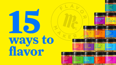 The McCormick® brand has introduced Flavor Maker Seasonings, a new line to inspire and flavor meals from prep to plate.