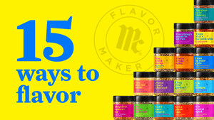 McCormick® Introduces Flavor Maker Seasonings that Double as Toppings &amp; Ingredients