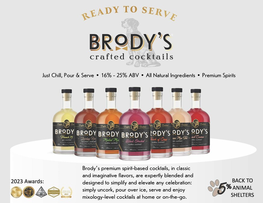 Brody's Crafted Cocktails Kicks Off 2024 with Michigan Expansion - Vimarsana News