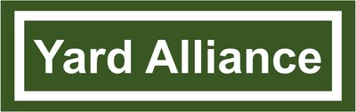 Yard Alliance White on Green Logo