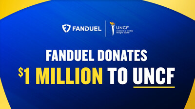 FanDuel makes third $1 million donation to UNCF