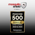 Mosquito Shield ranked #1 pest control franchise in Entrepreneur Magazine's highly competitive Franchise 500® for the second consecutive year
