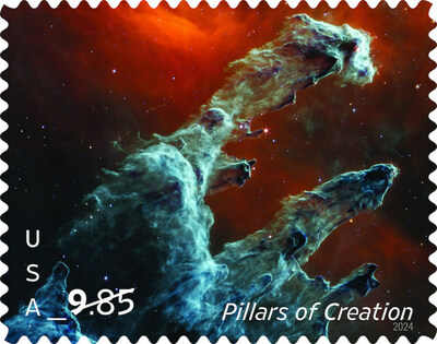 The Pillars of Creation as captured by NASA's James Webb Space Telescope
