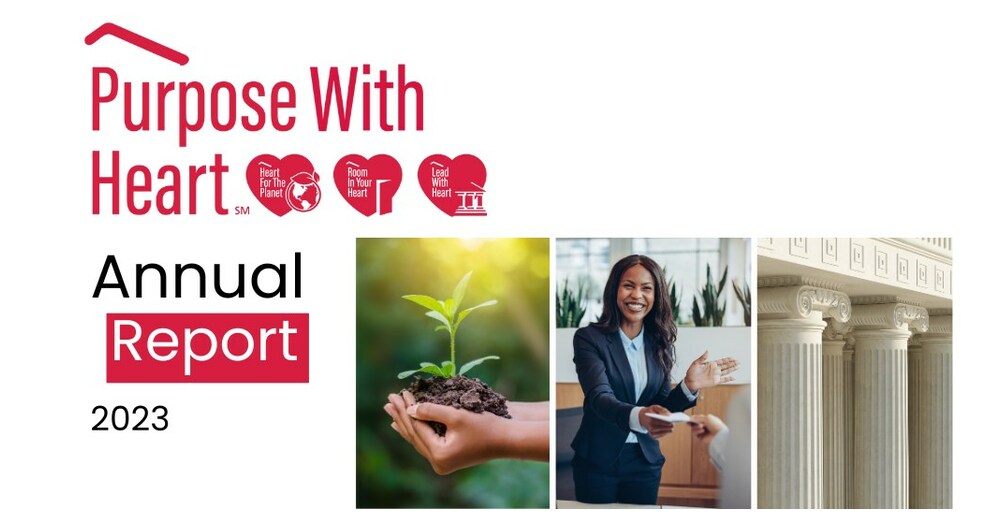 Red Roof® Issues Inaugural Purpose With Heart Annual Report Showcasing Environmental, Societal and Governance Impact