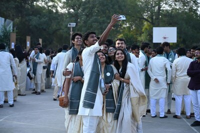 Students at the 18th Convocation Ceremony of CEPT University Ahmedabad