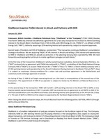 ShaMaran Acquires TAQA Interest in Atrush and Partners with HKN (CNW Group/ShaMaran Petroleum Corp.)