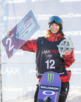 Monster Energy's Olympic Snowboarder Annika Morgan Takes 2nd Place in Women’s Snowboard Slopestyle at LAAX OPEN 2024 in Switzerland