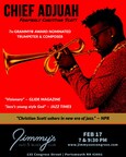 Jimmy's Jazz &amp; Blues Club Features 7x-GRAMMY® Award Nominated Trumpeter &amp; Composer CHIEF ADJUAH (Formerly Christian Scott) on Saturday February 17 at 7 and 9:30 P.M.