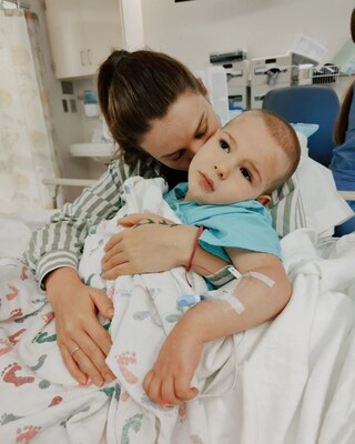 Kosta with his mother Nevena