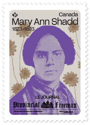 Le timbre rend hommage  Mary Ann Shadd (Groupe CNW/Postes Canada)