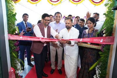 Left to Right: Mr. Sanjeev Sukumaran (COO), Dr. Ramesh Kancharla (CMD, Rainbow Group), and Mr. Nithyananda P (Regional Head-Operations) Bengaluru at the launch of the Rainbow Children's Hospital in Sarjapur Road