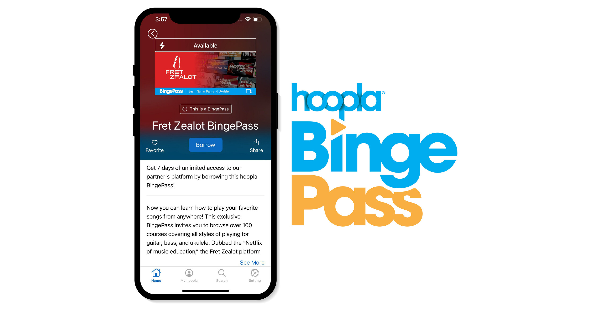 hoopla Digital Announces New BingePass with Fret Zealot