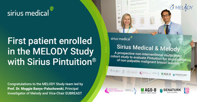 First Patient Enrolled in the MELODY Study with Sirius Pintuition 