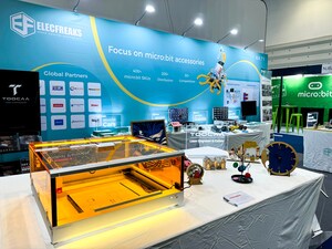 Sub-brand TOOCAA product laser cutting machine from ELECFREAKS debuts at 2024 BETT